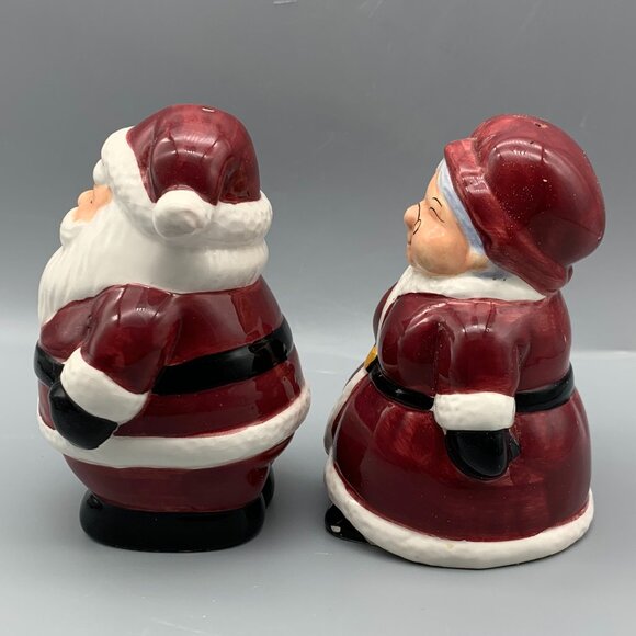 2001 Publix Encore Edition Christmas Santa & Mrs Claus Salt/Pepper Shaker Set - Picture 2 of 7